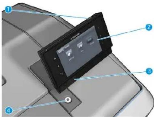 HP DesignJet T1530 - Mπροστινός πίνακας - 2