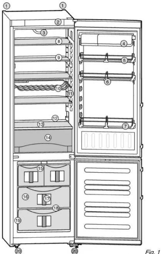 LIEBHERR CS 1360 - Diagrama del aparato y el equipo - 1