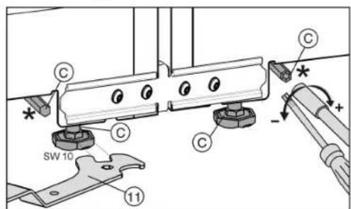 LIEBHERR CS 1360 - Front of the appliance: - 1