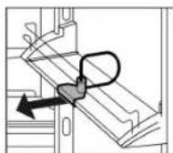 LIEBHERR CS 1360 - Retirar el soporte para botellas - 1