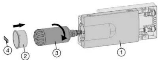 LIEBHERR CS 1360 - To remove the old water filter: - 1