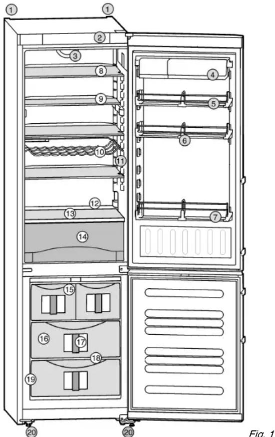 LIEBHERR CS 1360 - Description de l'appareil et de son équipement - 1
