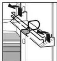 LIEBHERR CS 1360 - Repositioning the door racks - 1