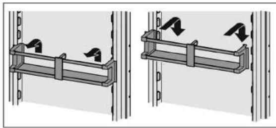 LIEBHERR HC 1080 - Déplacer les balconnets de contre-porte - 1