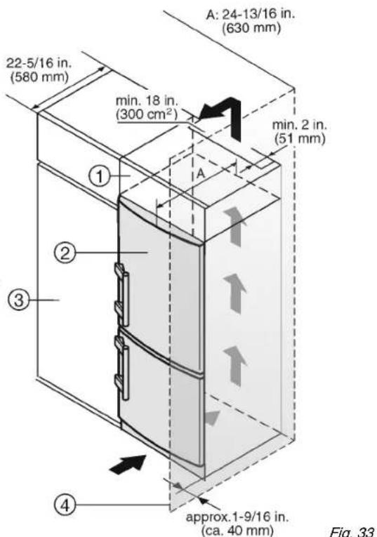 LIEBHERR CS 1311 - Insertion en el mueble de la cucina - 1