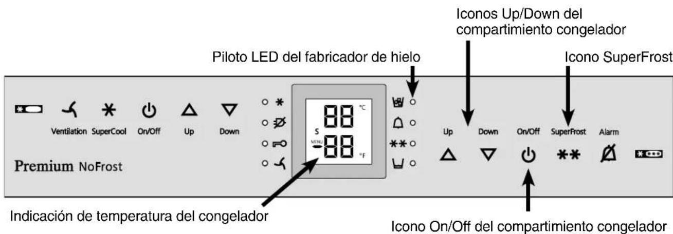 LIEBHERR CS 1660 - Cómo activar el estado de vacaciones del fabricador de hielo - Figura 25 - 1
