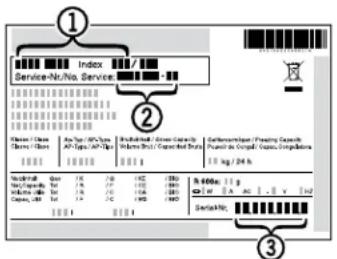 LIEBHERR CS 1660 - Informaciones sobre el aparato - 1
