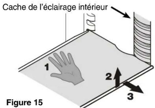 LIEBHERR CS 1660 - Repositionner les étagères - Figure 15 - 1