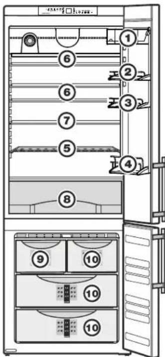 LIEBHERR CS 1660 - Reparto de los alimentos - Figura 11 - 1