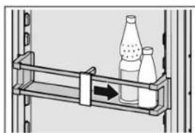 LIEBHERR HC 1021 - Utiliser le range-bouteilles. - 1