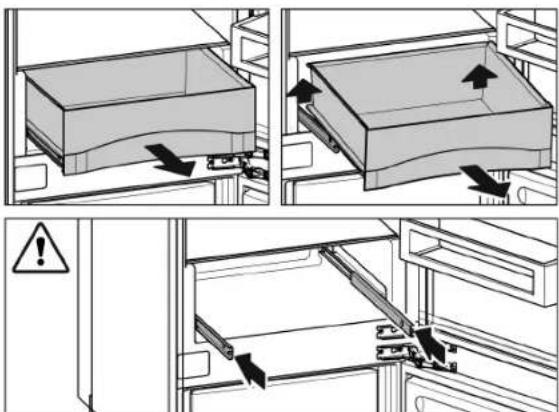 LIEBHERR HC 1070 - Vegetable trays on telescopic rails - 1