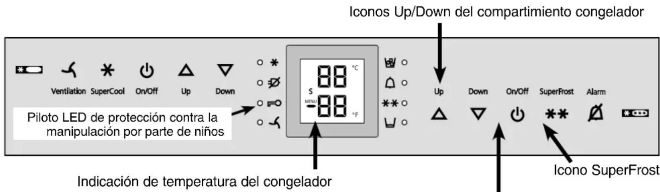LIEBHERR CS 1640 - Desactivar la proteccion contra la manipulacion por parte de niños - 1