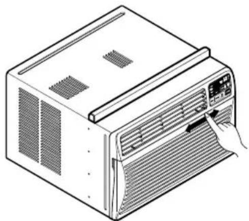 LG LW8013ER - - Adjusting Vertical Air Flow Direction - 2