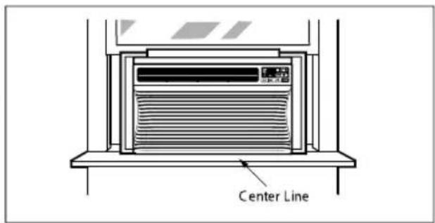 LG LW8013ER - Install the air conditioner in the window - 1