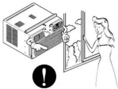 LG LW8013ER - Close all doors, windows and other outside openings to the room. - 2