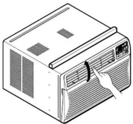 LG LW8013ER - - Adjusting Vertical Air Flow Direction - 1