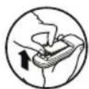 LG LW8013ER - Inserting the Remote Control Battery - 1