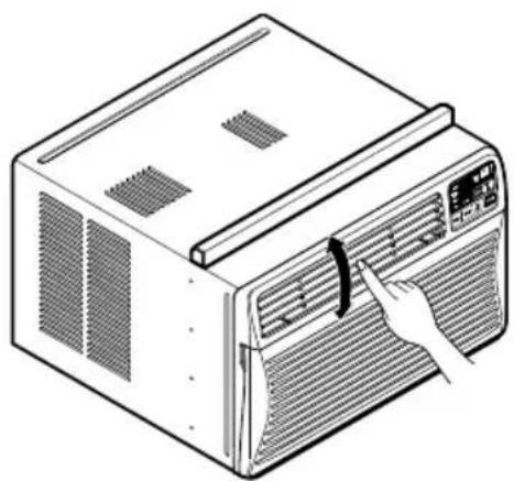 LG LW8013ER - Réglage de l'orientation du début d'air - 1