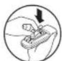 LG LW8013ER - Inserting the Remote Control Battery - 2
