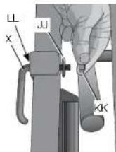 DEWALT DWX726 - INSTALACION DE LOS SOPORTES PARA ENROLLAR EL CABLE (FIG. 11, 12) - 2