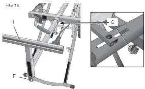 DEWALT DWX726 - RéGLAGE VERTICAL DU SUPPORT TÉLESCOPIQUE (FIG. 18) - 1