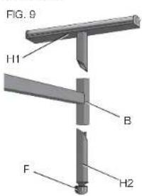DEWALT DWX726 - ATTACHING THE EXTENSION WORK SUPPORTS (FIG. 9, 10) - 1