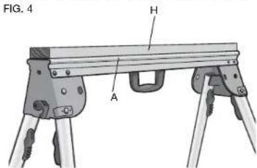 DEWALT DWX725 - Transport Latch (Fig. 3) - 1