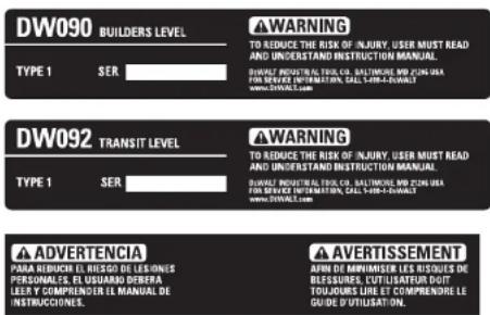DEWALT DW090 - GARANTIE SANS RISQUE DE 30 JOURS EN CAS DE NON-SATISFACTION - 1