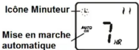 Icône Minuteur Mise en marche automatique