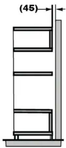 GRUNDIG GMI3140B - Möbelabmessungen für die integrierte Installation - 2