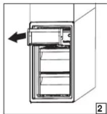 HOTPOINT HAFC9 TI32SX - A fagyasztóter fiokjainak eltávolítasa - 2