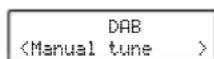 SANGEAN U5 DBT - Handmatig afstemmen - DAB - 1