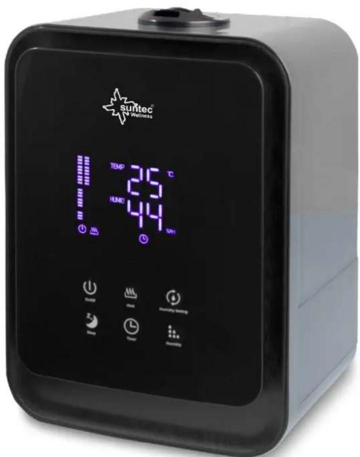 SUNTEC Monsun 6000 - Ultraschall-Luftbefeuchter mit Warmnebel-Funktion - 1