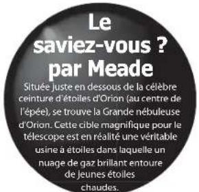 MEADE StarPro AZ - CONSEILS D'OBSERVATION : - 1