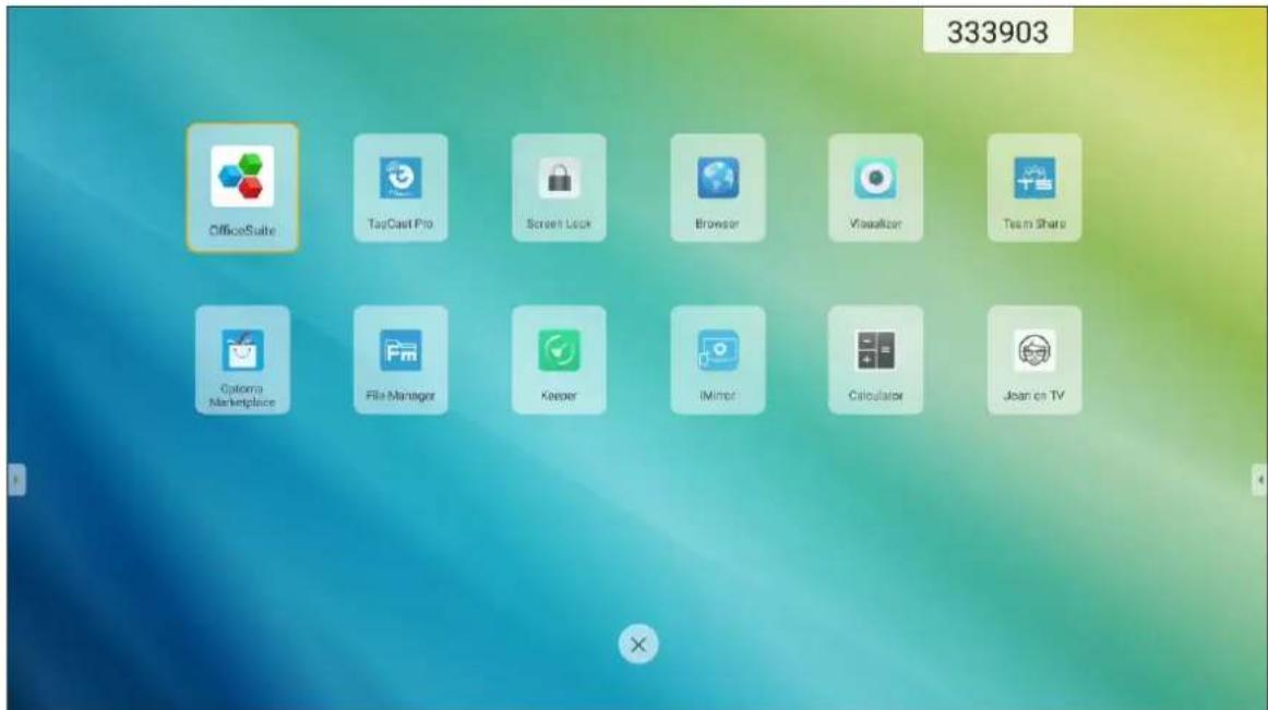 OPTOMA 5651RK - UTILISATION DES APPLICATIONS - 1