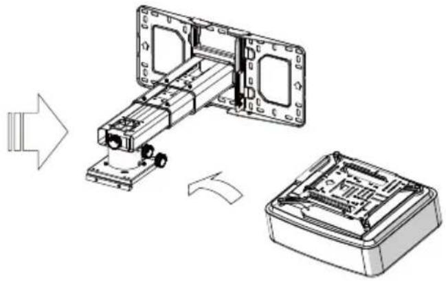 OPTOMA OWM3000ST - Troisièmement, attachez le projecteur au mur - 1