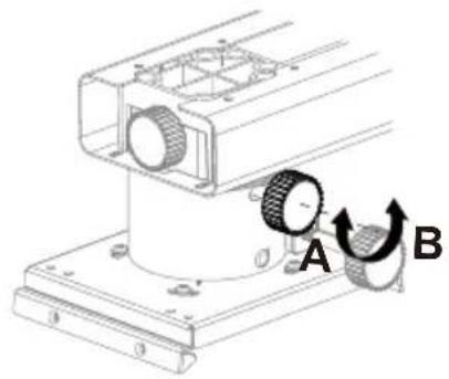 OPTOMA OWM3000ST - Paso 8: Ajustando el rodillo horizontal - 1