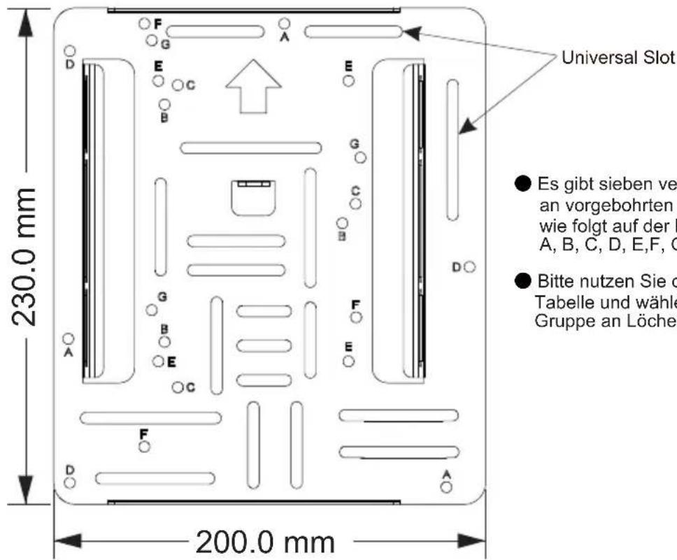 OPTOMA OWM3000ST - Schritt 3: Anbringen des Projektors an die Halterungsplatte und Halterung - 1