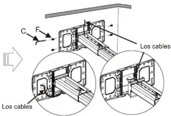 OPTOMA OWM3000ST - Paso 1: Coloque la placa de pared a la pared - 6
