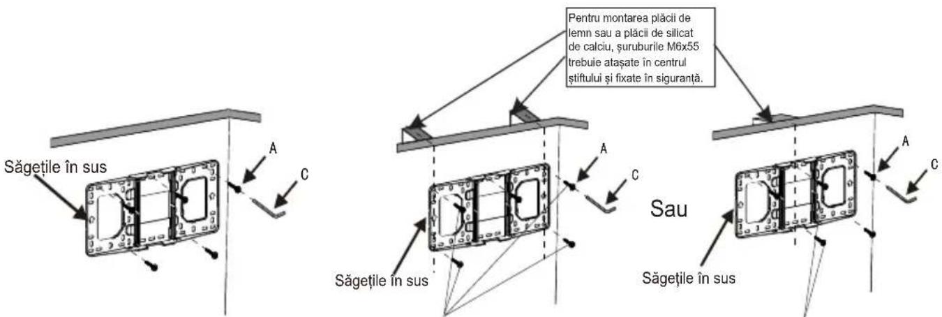 OPTOMA OWM3000ST - Pasul 1: Ataşati placa de perete la perete - 4