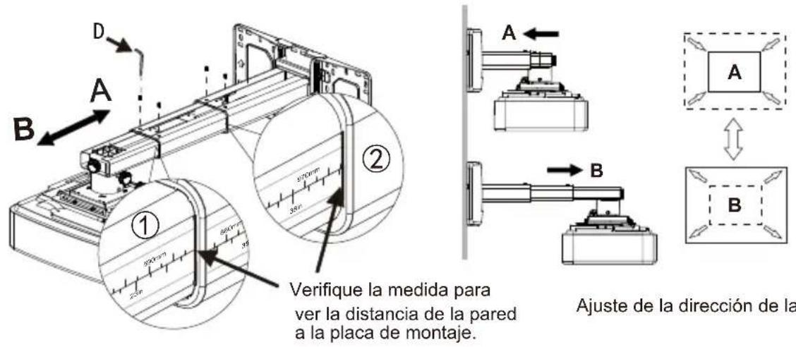 OPTOMA OWM3000ST - Paso 5: Ajustando el tamaño de la imagen - 1
