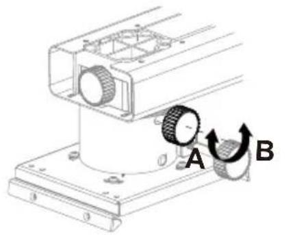 OPTOMA OWM3000ST - Etape 8 : Ajustement de l'inclinaison horizontale - 1