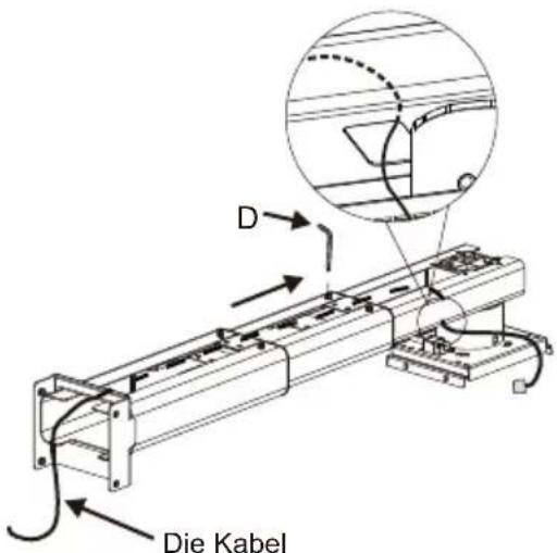 OPTOMA OWM3000ST - Schritt 2: Bringen Sie die Projektorhalterung an der Wandplatte an. - 1
