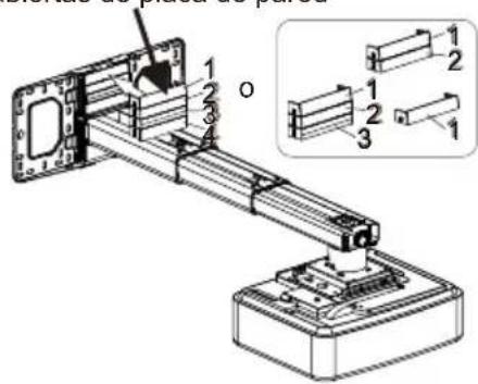 OPTOMA OWM3000ST - Paso 10: Usando los embellecedores - 1