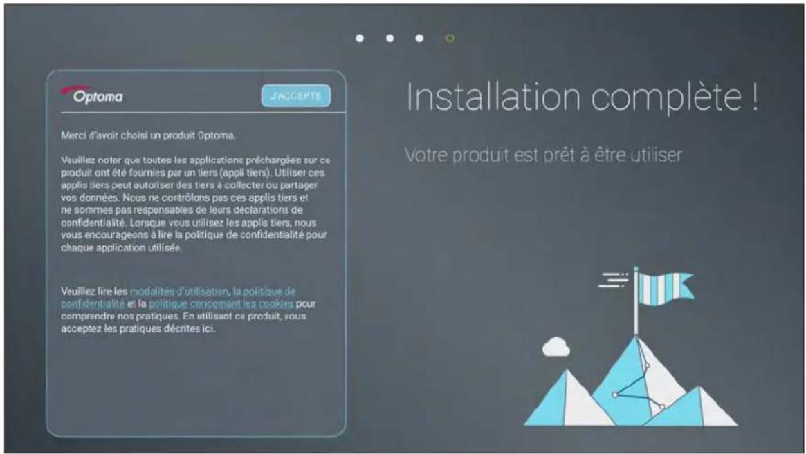 OPTOMA OP861RKe - UTILISATION DE L'APPAREIL - 2