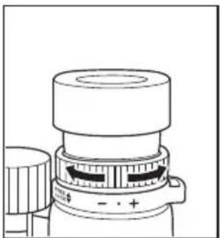 NIKON MONARCH HG - Réglage dioptrique et mécanisme de verrouillage - 3