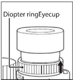 NIKON MONARCH HG - Diopter and diopter lock mechanism - 2