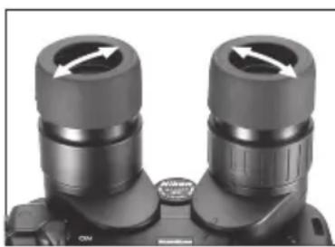 NIKON StabilEyes 16x32 - Einstellung des Pupillenabstands - 1