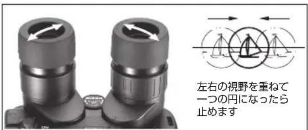 NIKON StabilEyes 16x32 - 眼幅調整 - 1