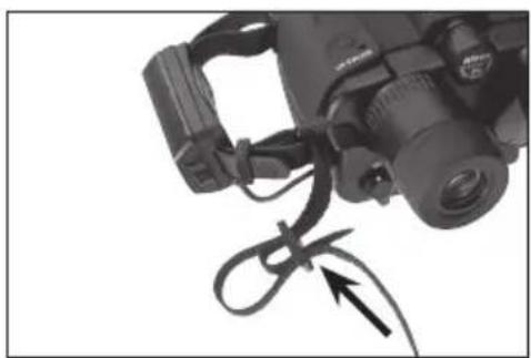 NIKON StabilEyes 16x32 - Instalación de la banda para el=cuello - 2